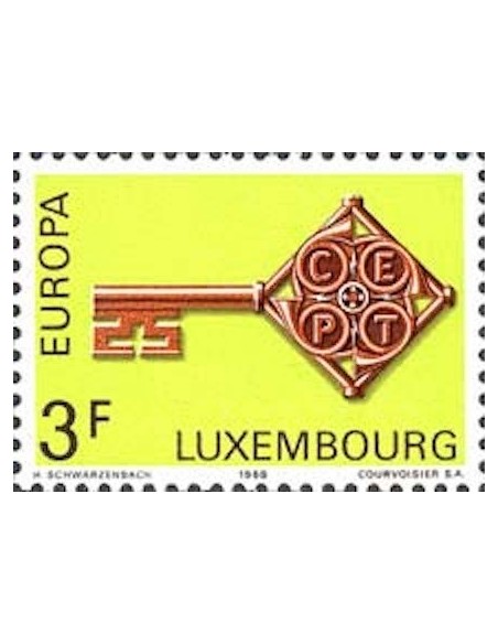 Timbre Poste Europa Luxembourg N° 0724 N** philatelie foxtimbre