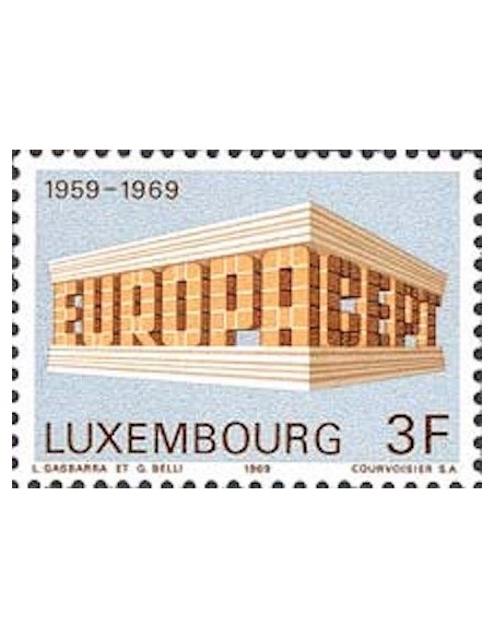 Timbre Poste Europa Luxembourg N° 0738 N** philatelie foxtimbre