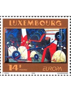 Timbre Poste Europa Luxembourg N° 1268 N** philatelie foxtimbre