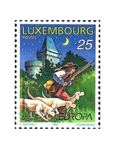 Timbre Poste Europa Luxembourg N° 1369 N** philatelie foxtimbre