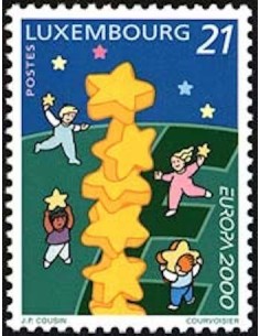 Timbre Poste Europa Luxembourg N° 1456 N** philatelie foxtimbre