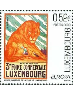 Timbre Poste Europa Luxembourg N° 1558 N** philatelie foxtimbre