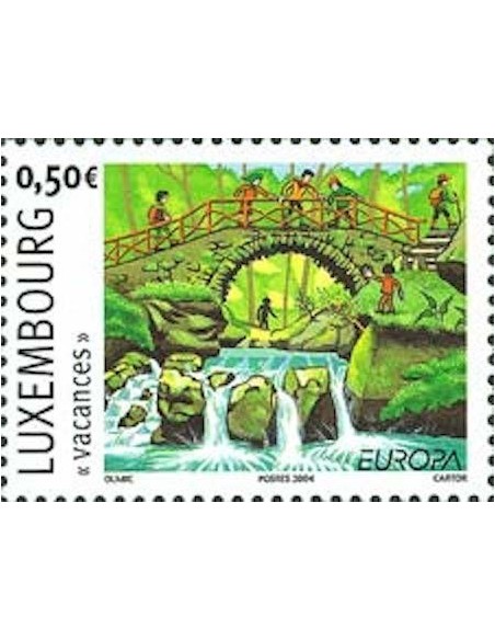 Timbre Poste Europa Luxembourg N° 1590 N** philatelie foxtimbre