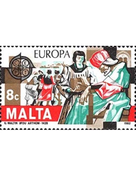 Timbre Poste Europa Malte N° 0649 N** philatelie foxtimbre