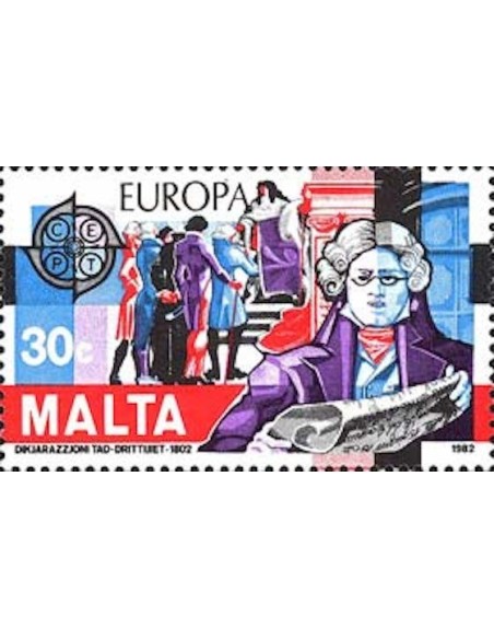 Timbre Poste Europa Malte N° 0650 N** philatelie foxtimbre