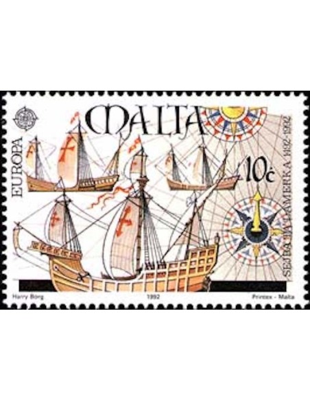 Timbre Poste Europa Malte N° 0864 N** philatelie foxtimbre