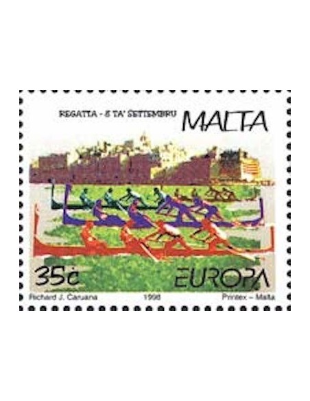Timbre Poste Europa Malte N° 1016 N** philatelie foxtimbre