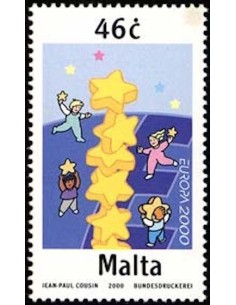 Timbre Poste Europa Malte N° 1101 N** philatelie foxtimbre