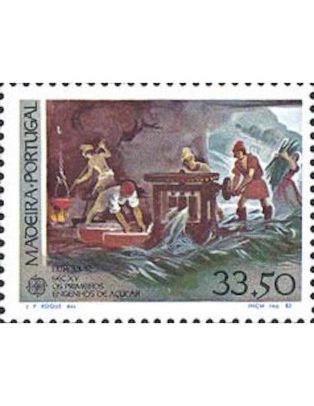 Timbre Poste Europa Madère N° 0082 N** philatelie foxtimbre