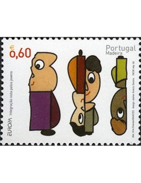 Timbre Poste Europa Madère N° 0264 N** philatelie foxtimbre