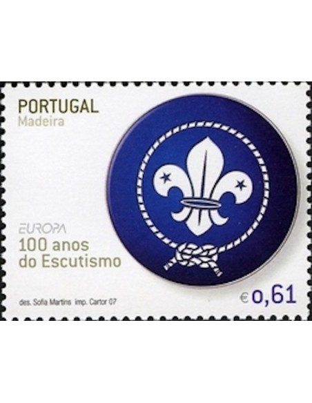 Timbre Poste Europa Madère N° 0283 N** philatelie foxtimbre