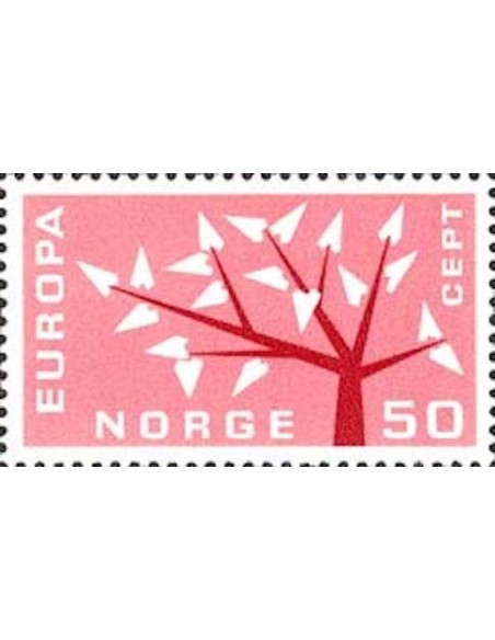 Timbre Poste Europa Norvège N° 0433 N** philatelie foxtimbre