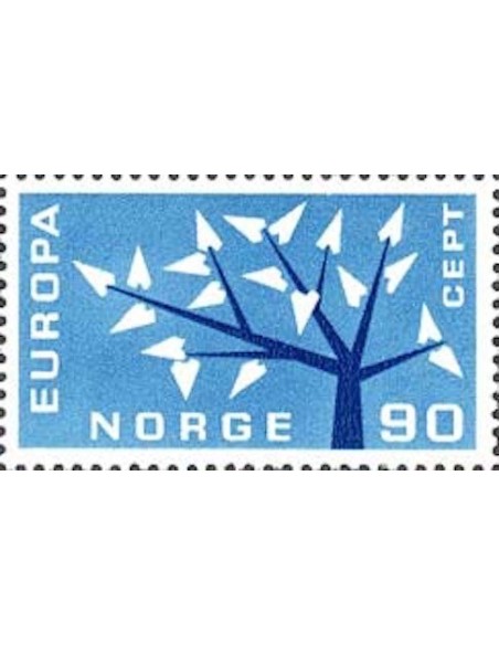 Timbre Poste Europa Norvège N° 0434 N** philatelie foxtimbre