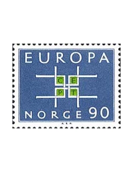 Timbre Poste Europa Norvège N° 0461 N** philatelie foxtimbre