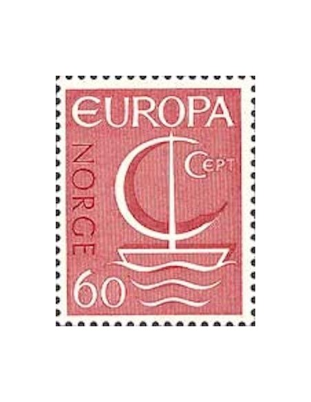 Timbre Poste Europa Norvège N° 0501 N** philatelie foxtimbre
