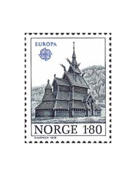 Timbre Poste Europa Norvège N° 0726 N** philatelie foxtimbre