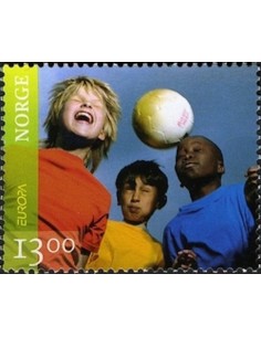 Timbre Poste Europa Norvège N° 1537 N** philatelie foxtimbre