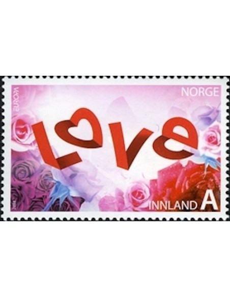 Timbre Poste Europa Norvège N° 1578 N** philatelie foxtimbre