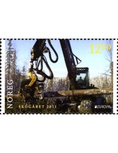 Timbre Poste Europa Norvège N° 1701 N** philatelie foxtimbre