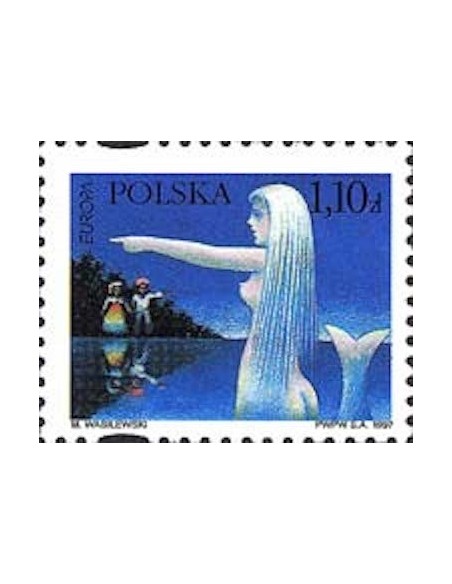 Timbre Poste Europa Pologne N° 3431 N** philatelie foxtimbre