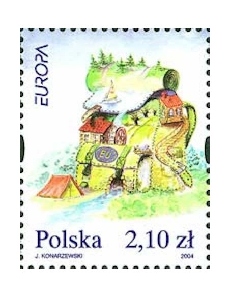 Timbre Poste Europa Pologne N° 3857 N** philatelie foxtimbre