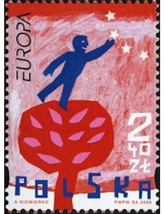 Timbre Poste Europa Pologne N° 3982 N** philatelie foxtimbre