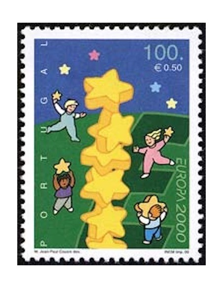 Timbre Poste Europa Portugal N° 2412 N** philatelie foxtimbre