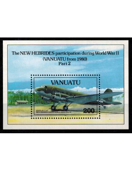 Bloc feuilletde Vanuatu N° 21