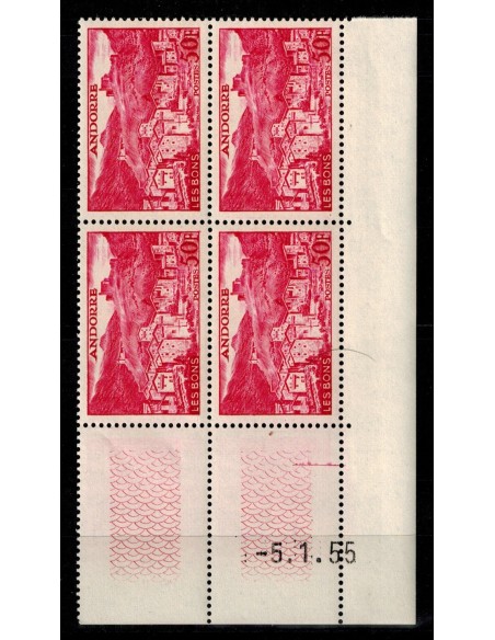 Andorre  CD du N° 151 N** par x 4