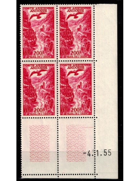 Andorre  CD du N° PA 3 N** par x 4
