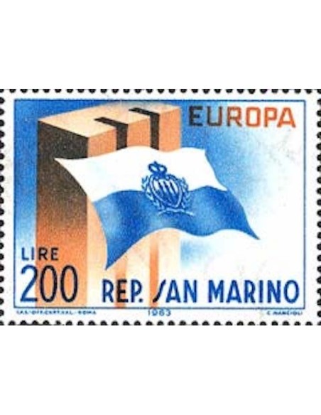 Timbre Poste Europa Saint-Marin N° 0604 N** philatelie foxtimbre