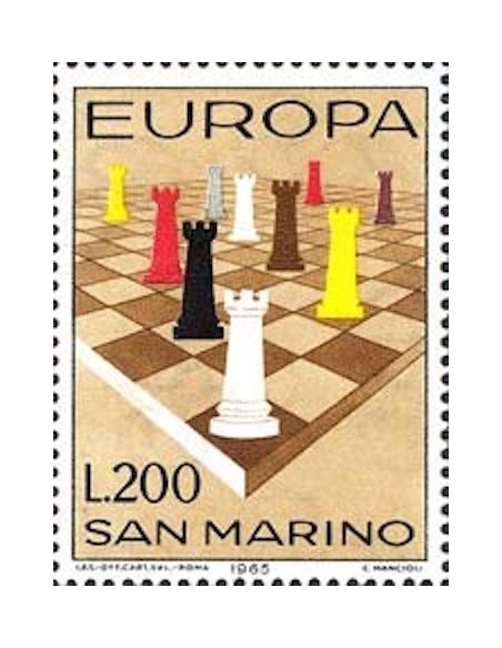 Timbre Poste Europa Saint-Marin N° 0654 N** philatelie foxtimbre