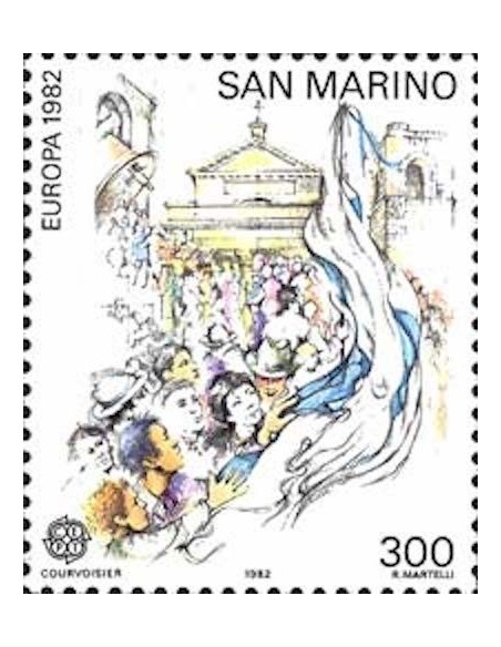 Timbre Poste Europa Saint-Marin N° 1055 N** philatelie foxtimbre