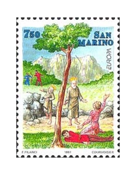Timbre Poste Europa Saint-Marin N° 1498 N** philatelie foxtimbre