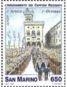 Timbre Poste Europa Saint-Marin N° 1563 N** philatelie foxtimbre