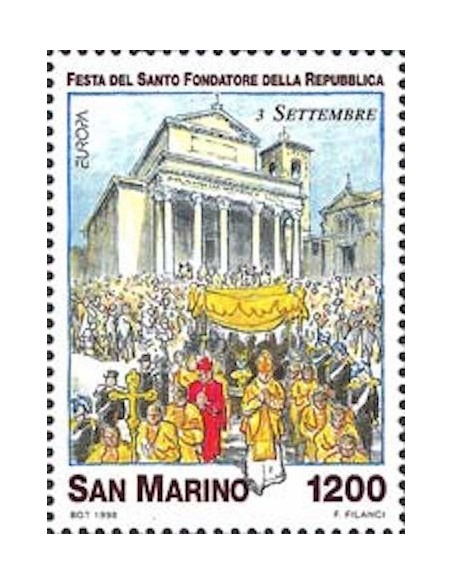 Timbre Poste Europa Saint-Marin N° 1564 N** philatelie foxtimbre