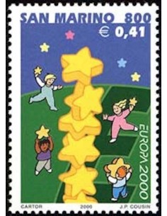 Timbre Poste Europa Saint-Marin N° 1681 N** philatelie foxtimbre