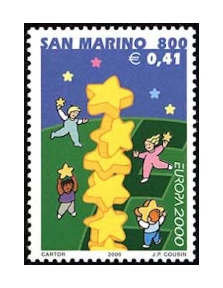 Timbre Poste Europa Saint-Marin N° 1681 N** philatelie foxtimbre