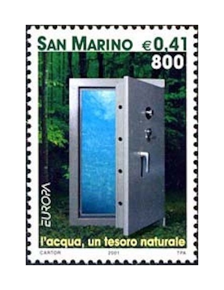 Timbre Poste Europa Saint-Marin N° 1757 N** philatelie foxtimbre