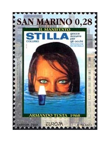 Timbre Poste Europa Saint-Marin N° 1878 N** philatelie foxtimbre