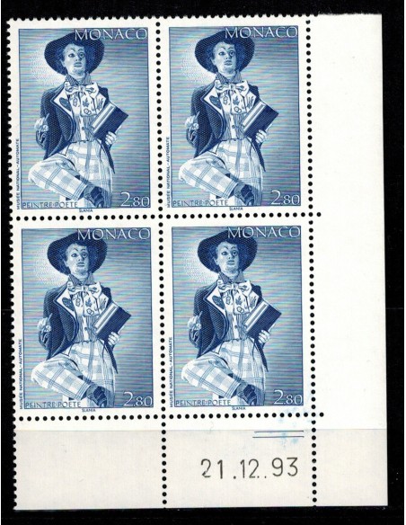 CD  Monaco N° 1919 du 21.12.93 Neuf **