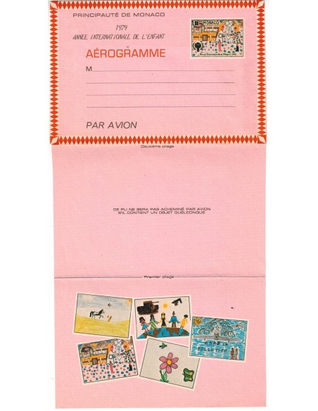 Monaco aerogramme N° 504