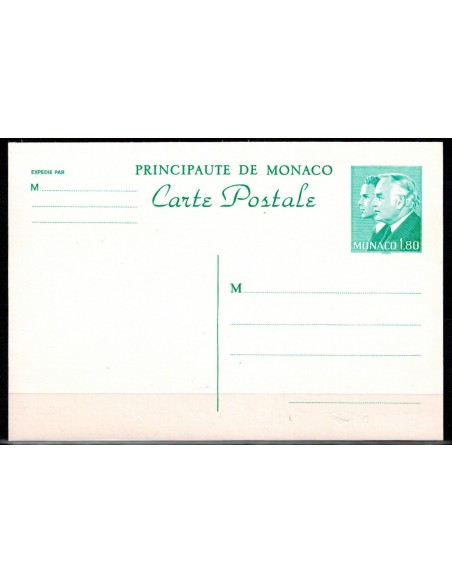 Monaco Entier postal N° 38
