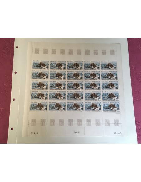 Feuille du TAAF N° PA057 Neuf **