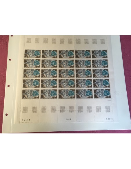 Feuille complete du N° PA120A