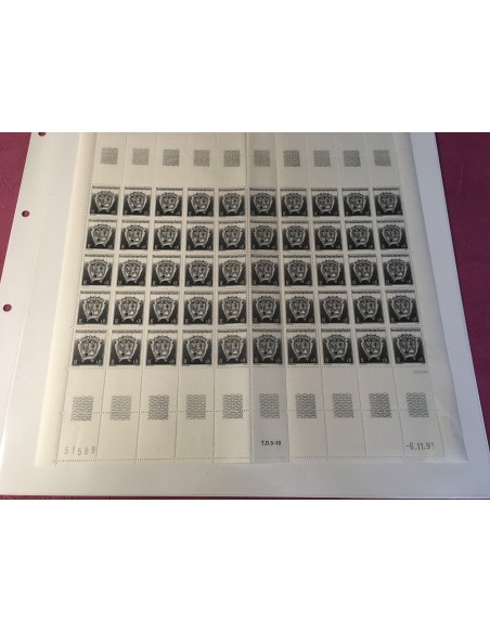 Feuille complete du N° PA120A