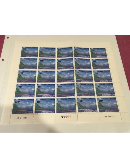 Feuille du Polynésie N° PA 162