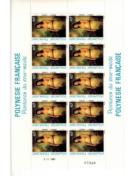 Feuille du Polynésie N° PA 164