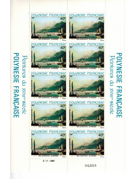 Feuille du Polynésie N° 262A