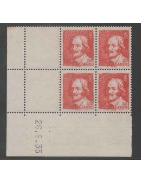 CD du N° 0306 du 29 9 35 Neuf **